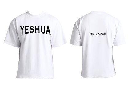 YESHUA T-Shirt "HE SAVES"