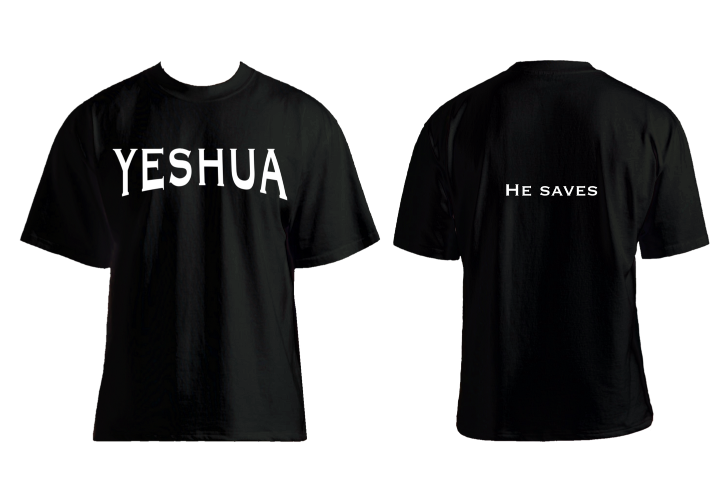 YESHUA T-Shirt "HE SAVES"